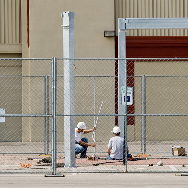 how long can i rent the temporary fence for my construction site or event in Pleasant Plain